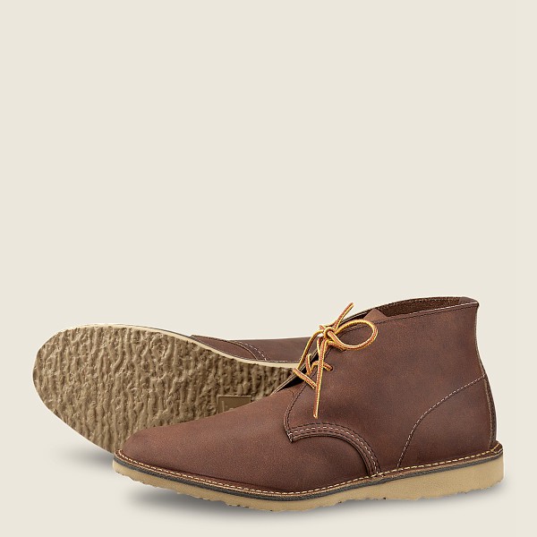 Chaussures Red Wing Heritage - Weekender – Chukka Yuma Cuir - Marron - Homme 614NETXOJ